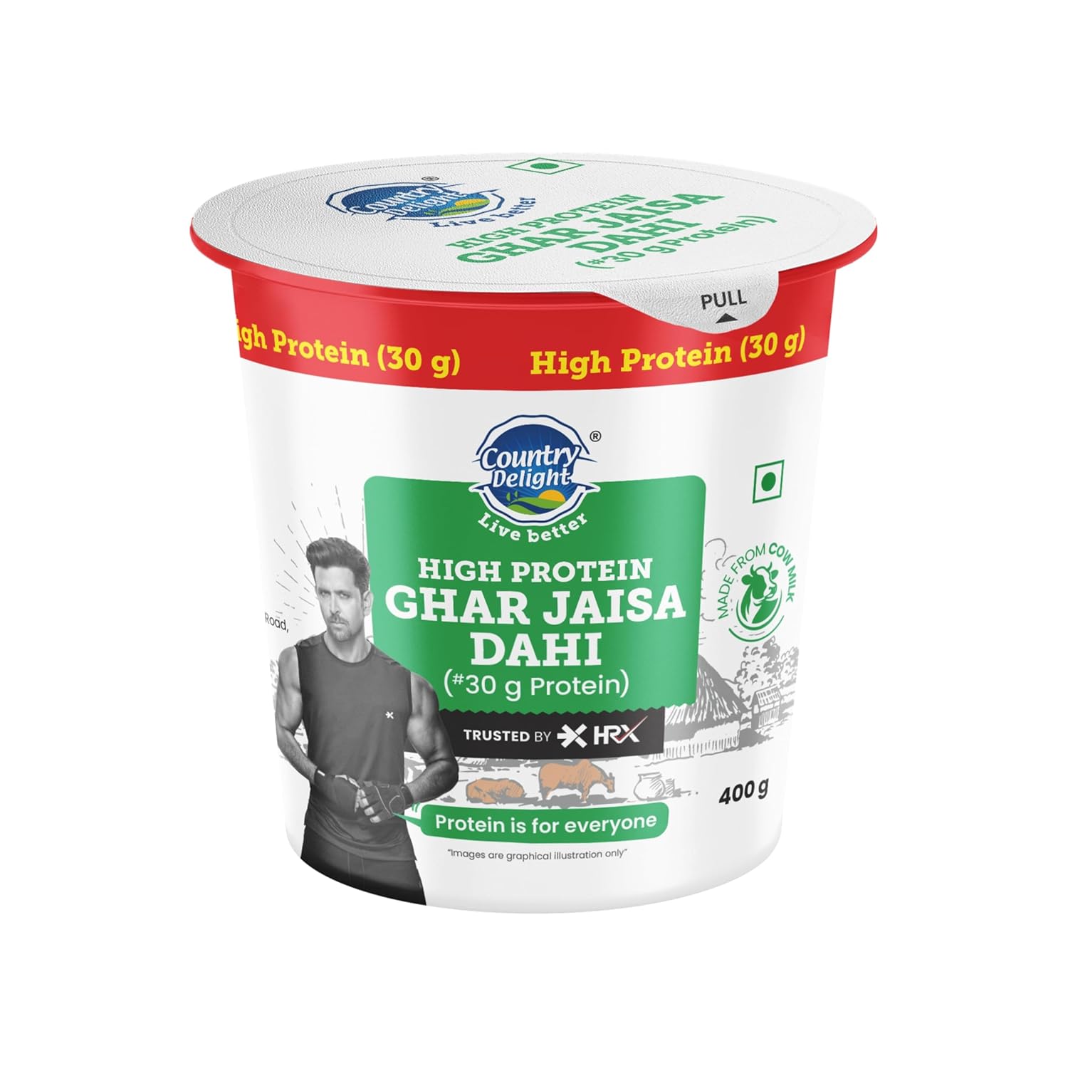Country Delight 30g Protein Ghar Jaisa Dahi